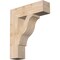 Ekena Millwork Funston Block Smooth Bracket, Douglas Fir, 5 1/2"W x 22"D x 26"H BKT06X22X26FST05SDF - alternate 1